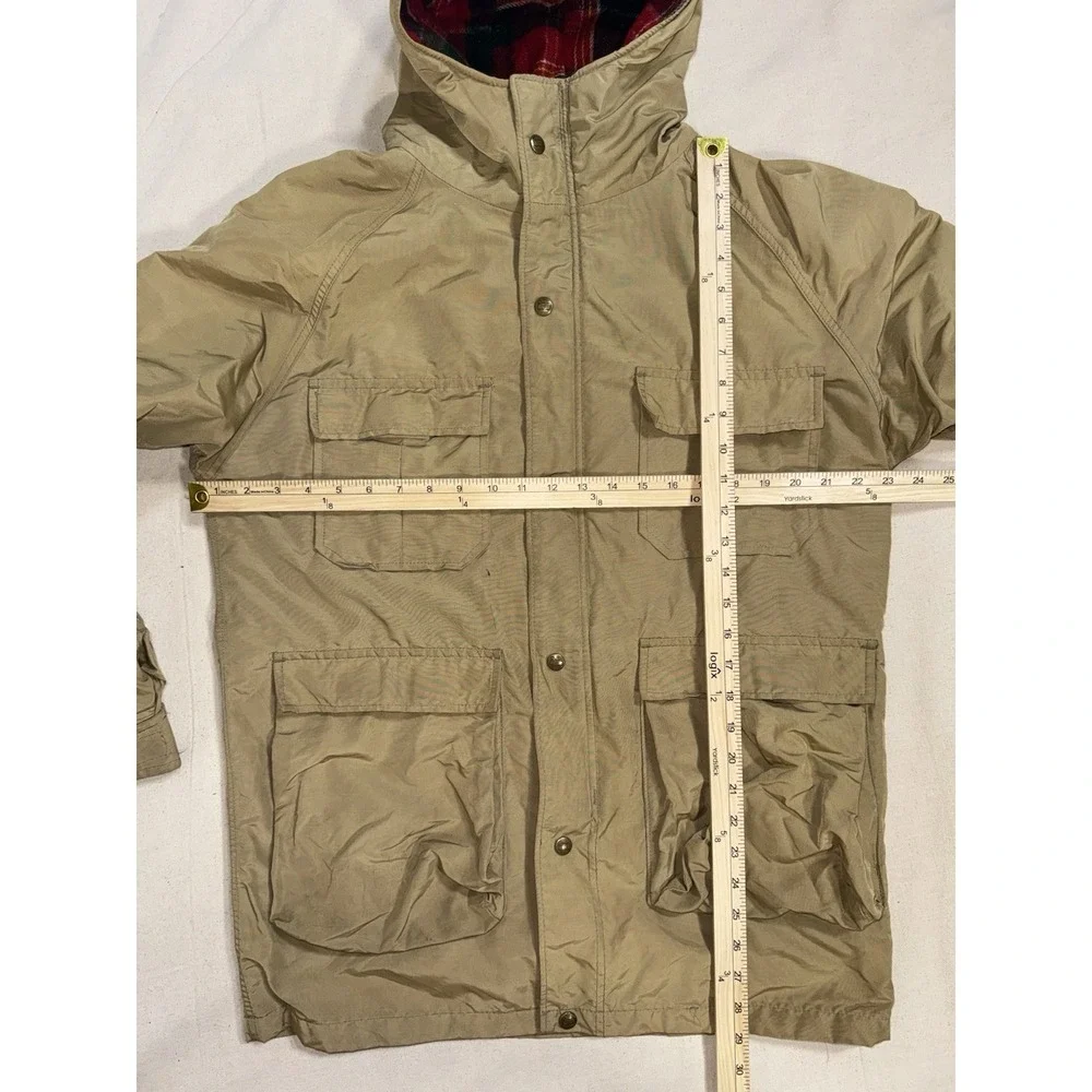 Vtg 60s Woolrich Coat Hunting Parka Men's L Wool Plaid Lined Chore Jacket USA